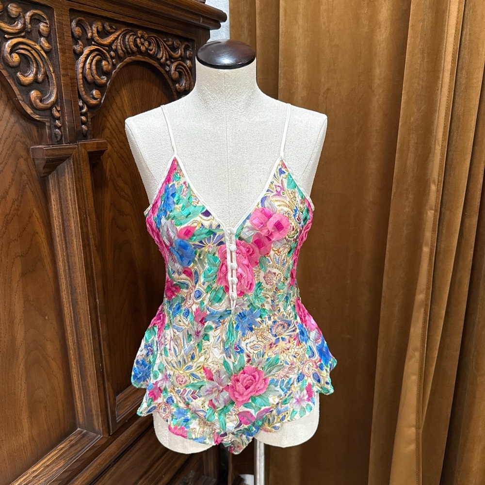 Vintage Victoria's Secret Floral babydoll